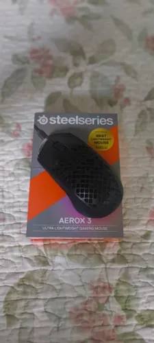Mouse Gamer SteelSeries Aerox 3 (2022) Onyx - Excelente Estado