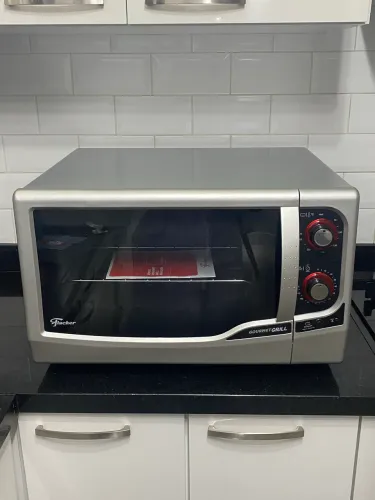 Forno Elétrico Fischer 44 Litros Gourmet Grill Prata - 127 Volts