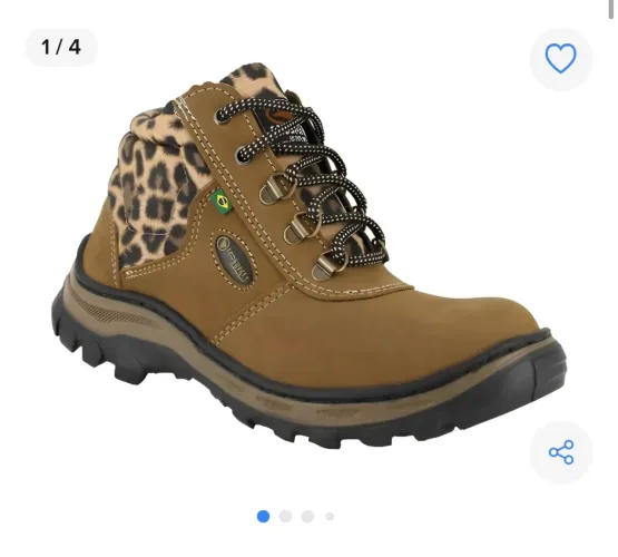 Bota da ecosafety feminina