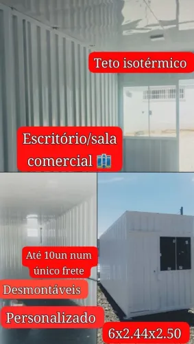 Vestiário container desmontável 