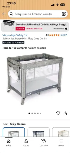 Berço portátil