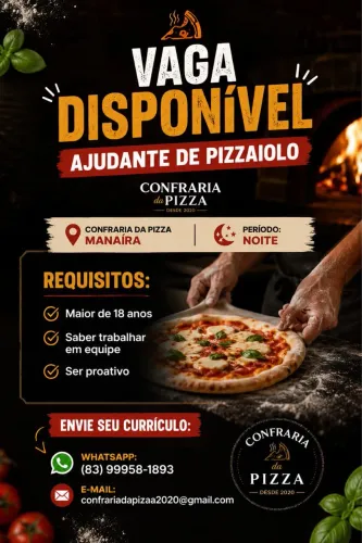 AJUDANTE PIZZAIOLO