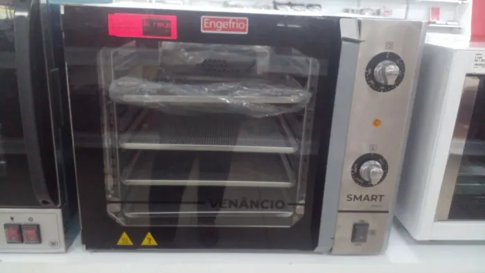 FORNO INDUSTRIAL ELÉTRICO COM VENTILADOR ( CONVECTOR ) INOX, NOVO, PROMOÇÃO!!!!