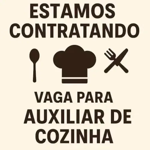 Auxiliar Cozinha Masculino