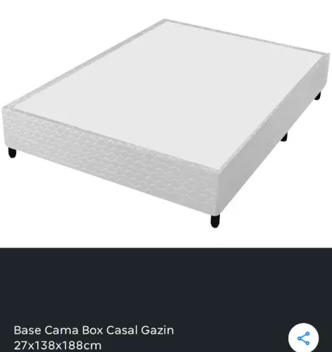 Base Cama Box Casal Gazin