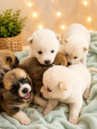 Akita Inu com Pedigree
