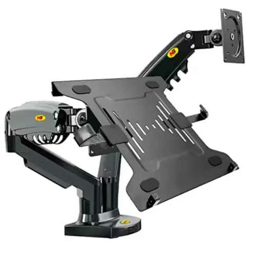 Suporte para colocar Notebook em braço articulado de monitor *Sem o braço, vendido à parte