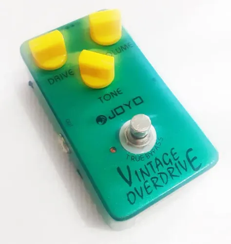 >> Pedal Joyo Vintage Overdrive Efeito Distorção - Estuda Troca