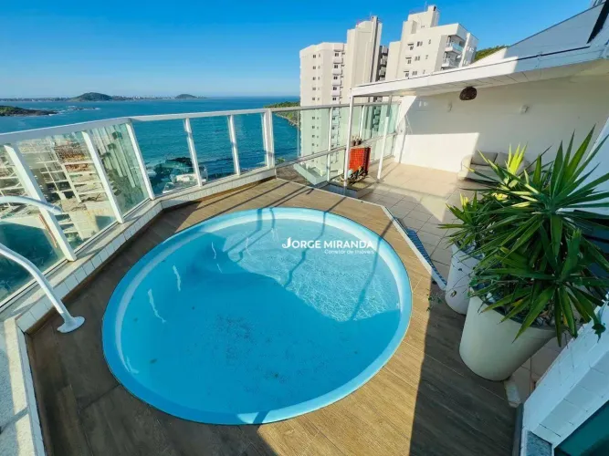 Cobertura com 4 dormitórios à venda por R$ 1.480.000,00 - Praia do Morro - Guarapari/ES