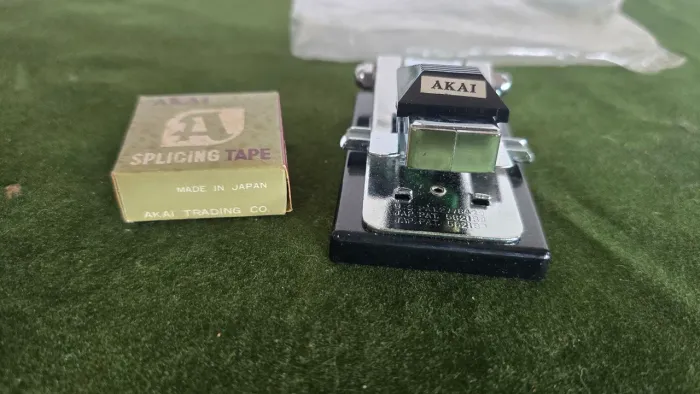 Tape Splicer Akai AS-3 Emendador De Fita De Rolo + Splicing Tape