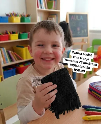 Toalha social infantil 