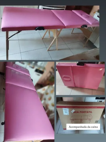 Vende-se maca portátil para sobrancelha e estética.