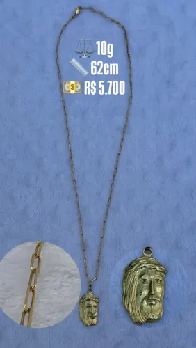 Correntinha De ouro - Cordão de ouro 10g