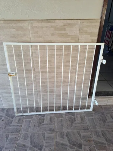 Portão de ferro completo