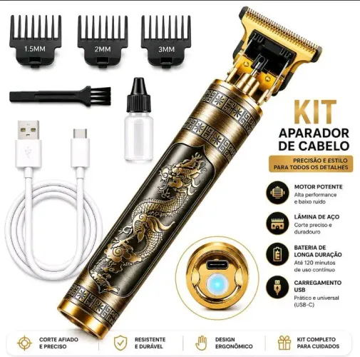 Máquina de Corte e Acabamento Masculina Premium