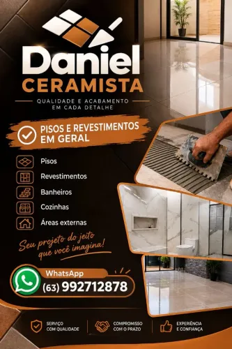 Ceramista em Palmas TO 45$ m²