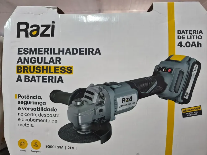 Esmerilhadeira Angular Razi a bateria