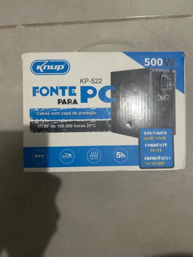 Vende-se, Fonte gamer de 500w