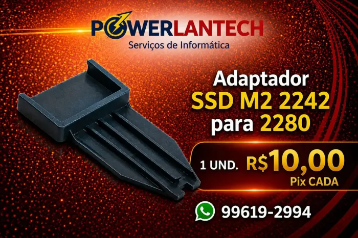 Adaptador SSD M2 2242 para 2280
