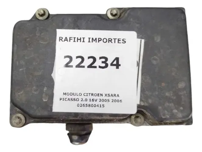 Modulo Citroen Xsara Picasso 2.0 16v 2005 2006 0265800415