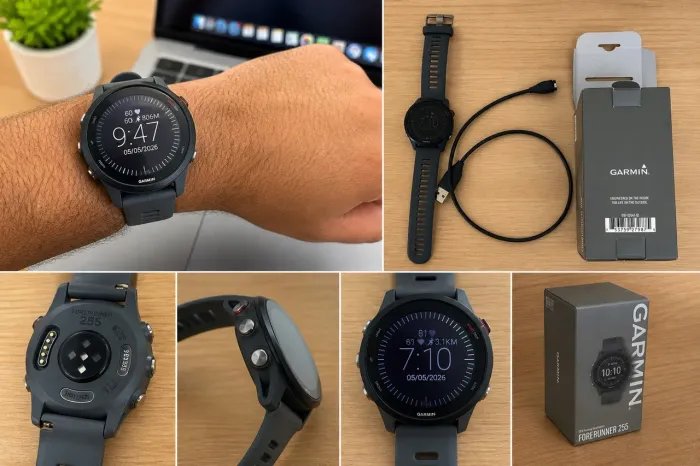 Garmin Forerunner 255 GPS Multibanda | Completo na Caixa | Semi Novo Impecável