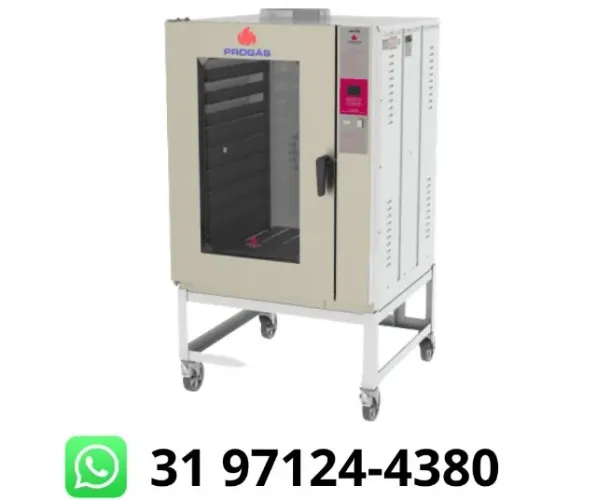 Forno Turbo 10 Esteiras a Gás Progás