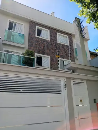 Santo André - Vila Pires : Cobertura a venda 106 m² 2 Dorms 3 Banheiros 2 Vagas