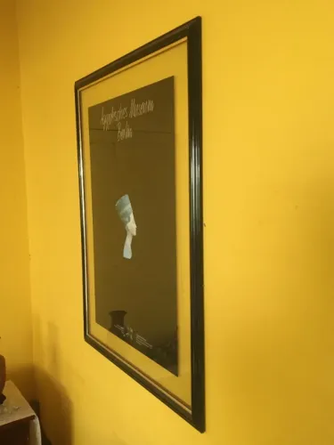 Quadro com poster da Nefertiti do MUSEU DE ARTE EGÍCIA DE BERLIM 1X80M