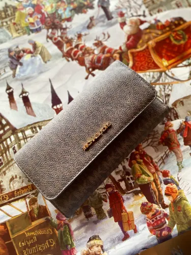 Michael Kors Carteira feminina com três dobras