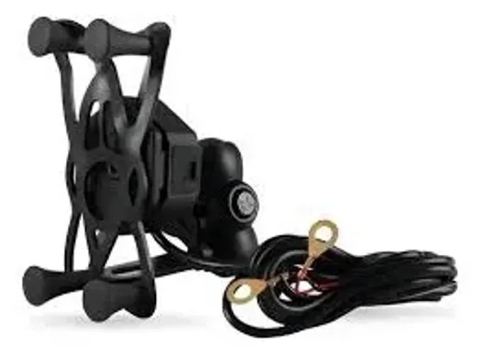 Suporte celular moto garra com USB-frete grátis