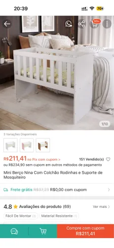 Mini berço