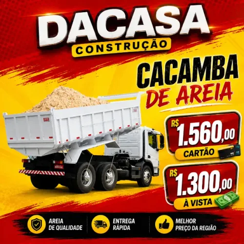 CAÇAMBA DE AREIA