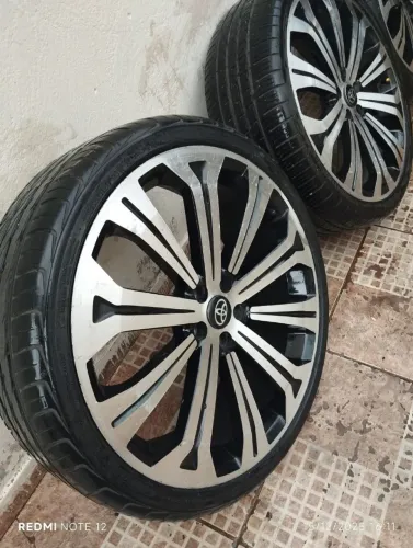 Rodas Aro 20 Corolla Xei com pneus 