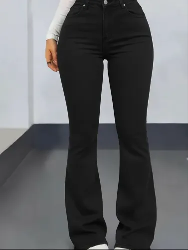 Calça Feminina Jeans Flare