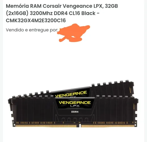 Memoria RAM DDR4 Corsair Vengeance LPX 32gb