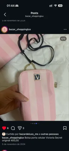 Bolsa bag Victoria secret nova 350,09