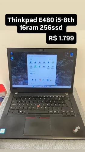 Thinkpad E480 i5-8th 16ram 256ssd