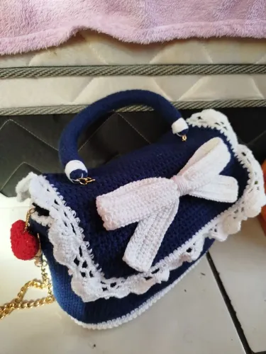 Bolsa kawaii feito à mão