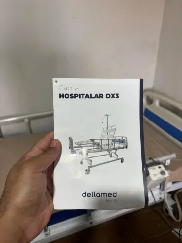 Cama Hospitalar DX3 + colchão hospitalar D33+ kit colchão pneumático