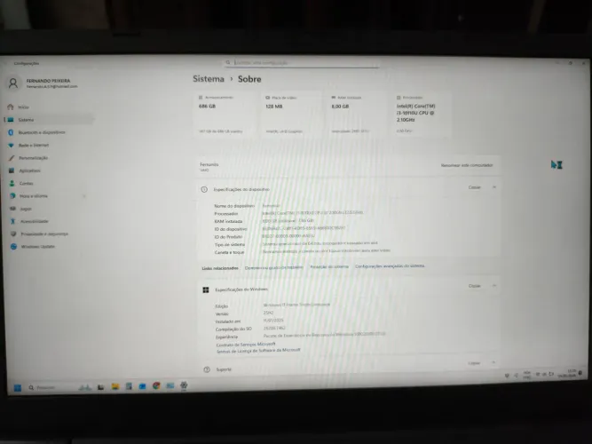 Notebook vaio 14" vendo ou troco
