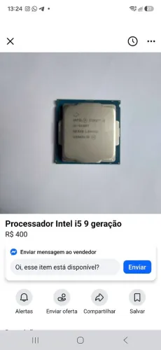 Processador i5 9 geração 