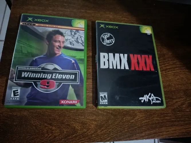 Lote 2 Jogos Xbox Clássico - Winning Eleven 9 e BMX XXX