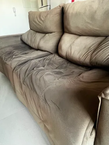 Sofá usado para doação