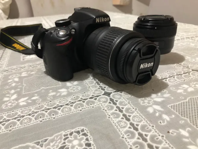 Nikon Kit D3200 + Lente 18-55mm + Lente Yongnuo 50mm