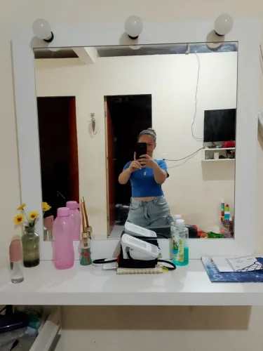 Penteadeira com luminária