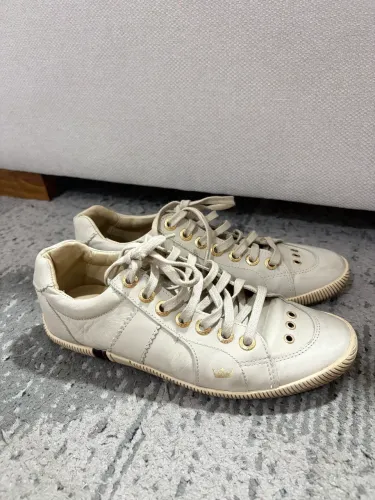 Tênis Osklen Soho Lona Bege / Off-White - Tamanho 37 (Seminovo)