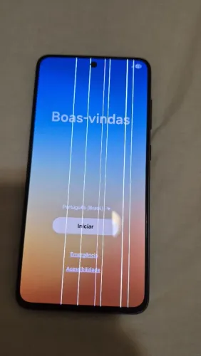Samsung S21 FE listras na tela