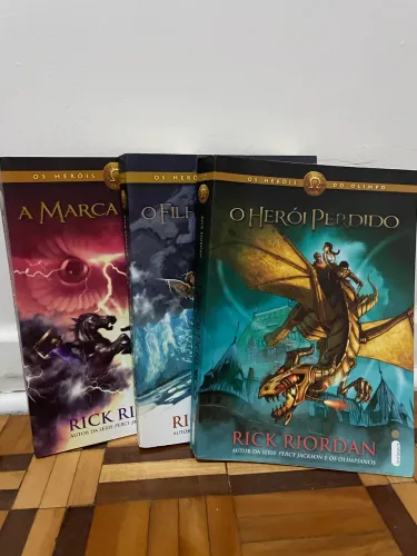 Os Heróis do Olimpo 1 ao 3 - Continuação Percy Jackson