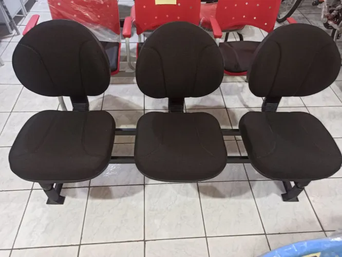 Conjunto de cadeira de espera 