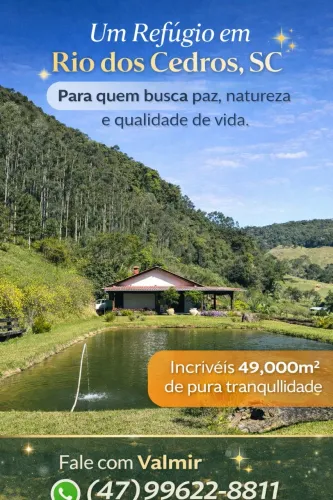 Era uma vez um refúgio escondido entre as montanhas de Rio dos Cedros